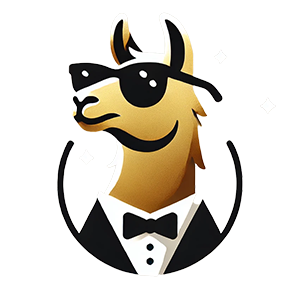 Gold Llama Prints logo